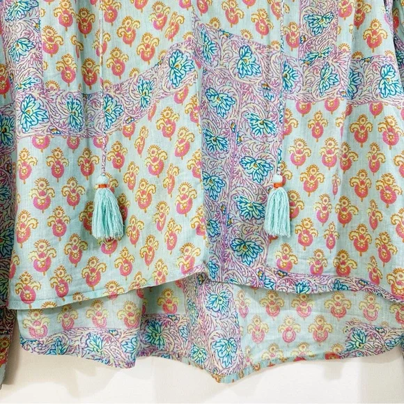 Anthropologie Lilka Sweetest Dreams Bell Sleeve Top Size Medium - Picture 5 of 9